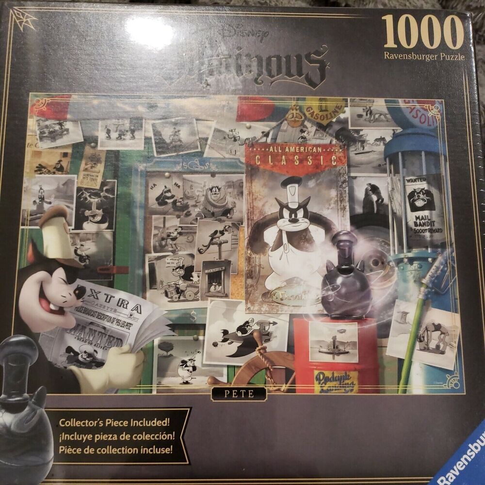 Cruella De Vil Disney Villainous 1000 Piece Puzzle Ravensburger BRAND NEW SEALED